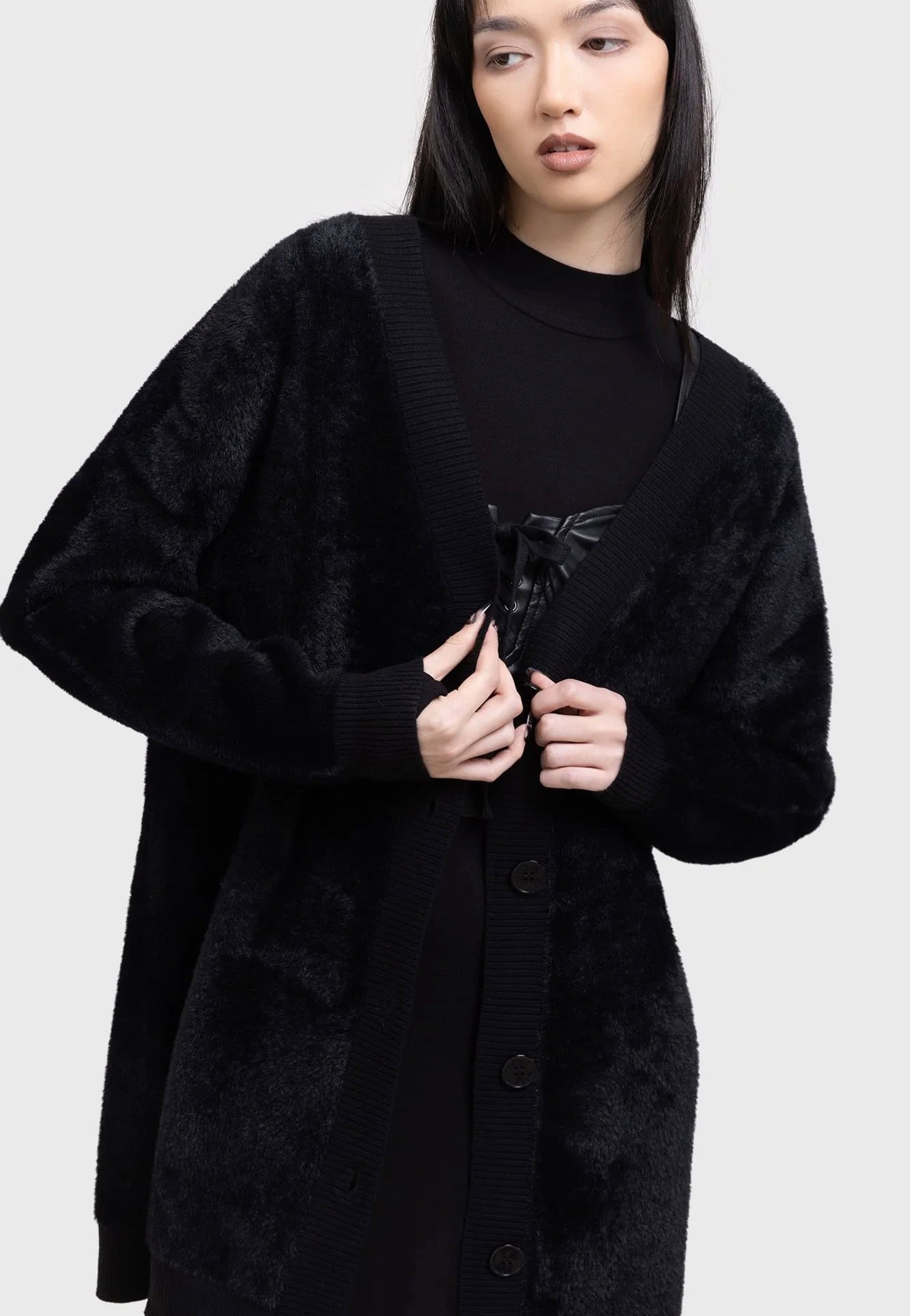 Killstar x Kihilist - Night Nomad Black - Cardigan | Women-Image