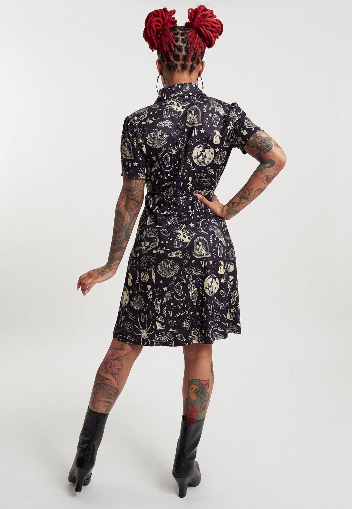 Sourpuss Clothing - Night Walker Rosie - Dress | Women-Image