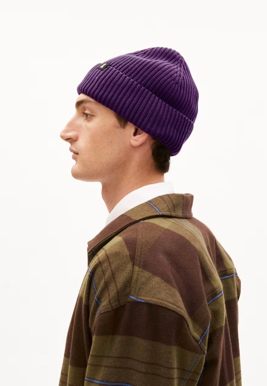 Armedangels - Nildaao Cotton Blue Ash - Beanie | Neutral-Image