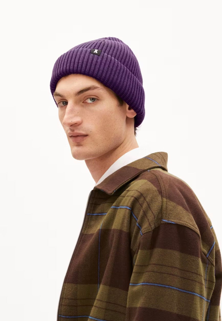 Armedangels - Nildaao Cotton Blue Ash - Beanie | Neutral-Image