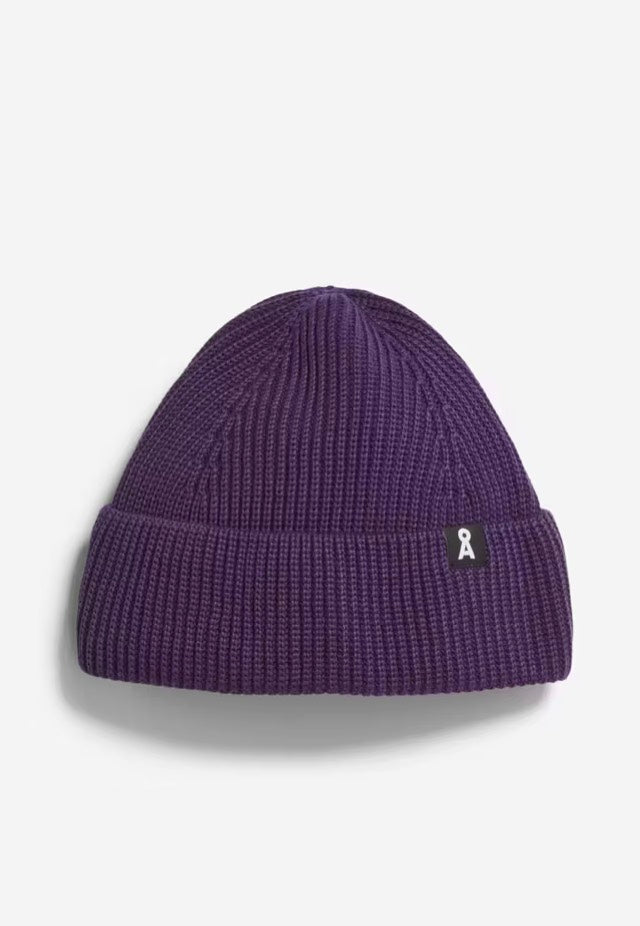 Armedangels - Nildaao Cotton Blue Ash - Beanie | Neutral-Image