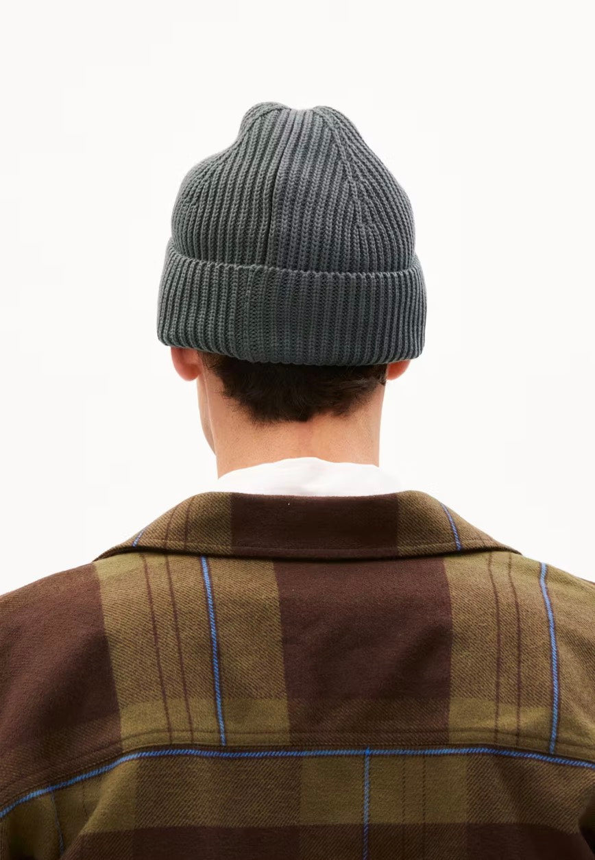 Armedangels - Nildaao Cotton Space Steel - Beanie | Neutral-Image