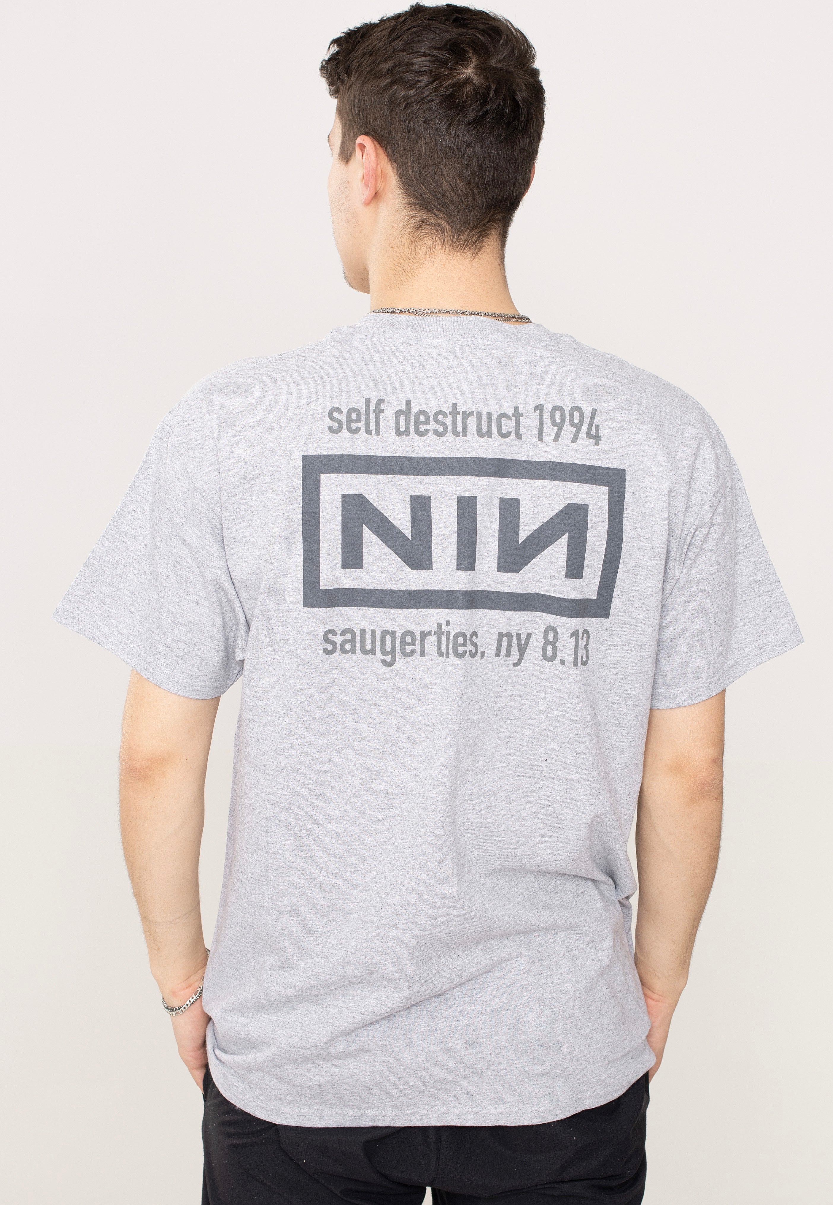 Nine Inch Nails - Self Destruct 94 Grey - T-Shirt | Men-Image