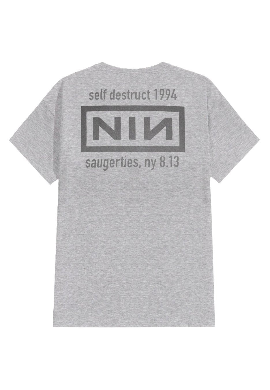 Nine Inch Nails - Self Destruct 94 Grey - T-Shirt | Neutral-Image