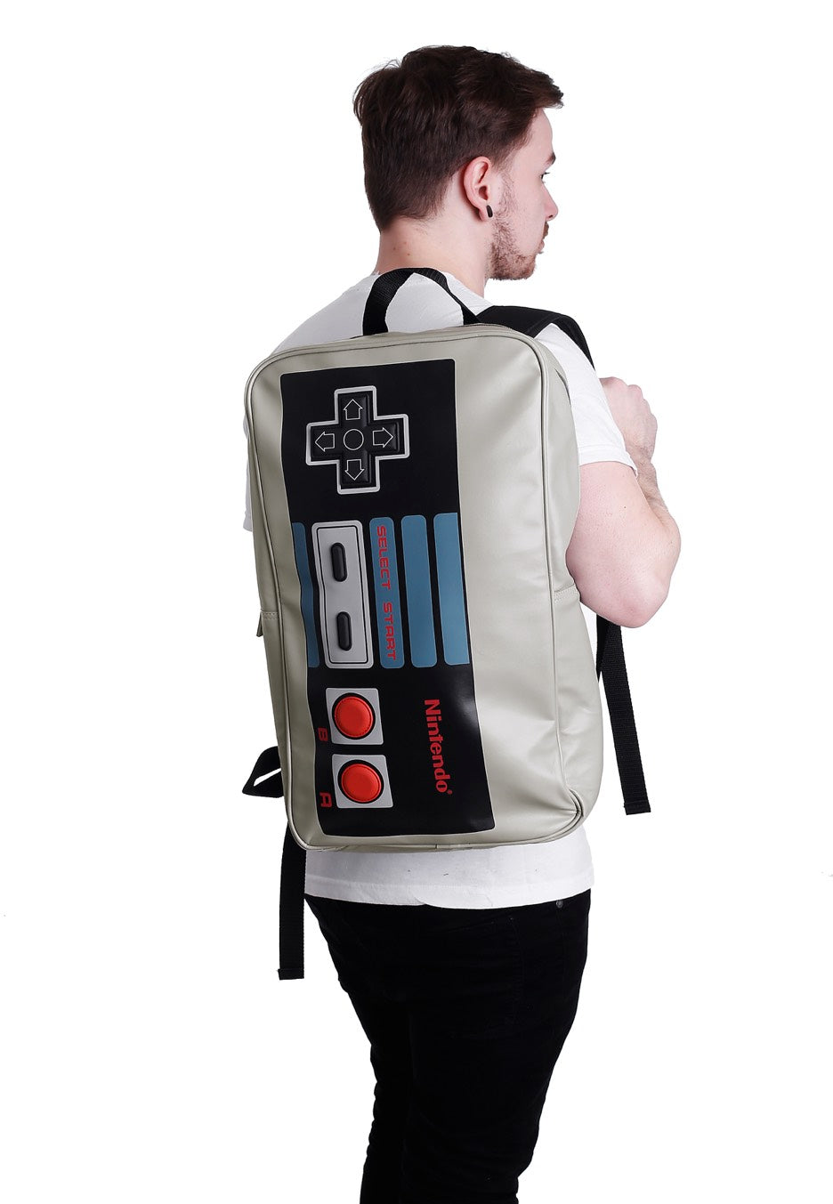 Nintendo - Big NES Controller White - Backpack | Neutral-Image