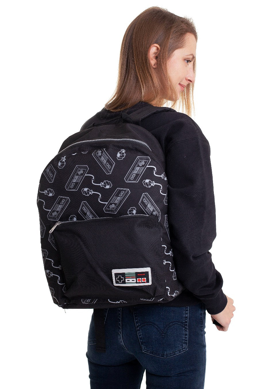 Nintendo - NES Controller AOP - Backpack | Neutral-Image