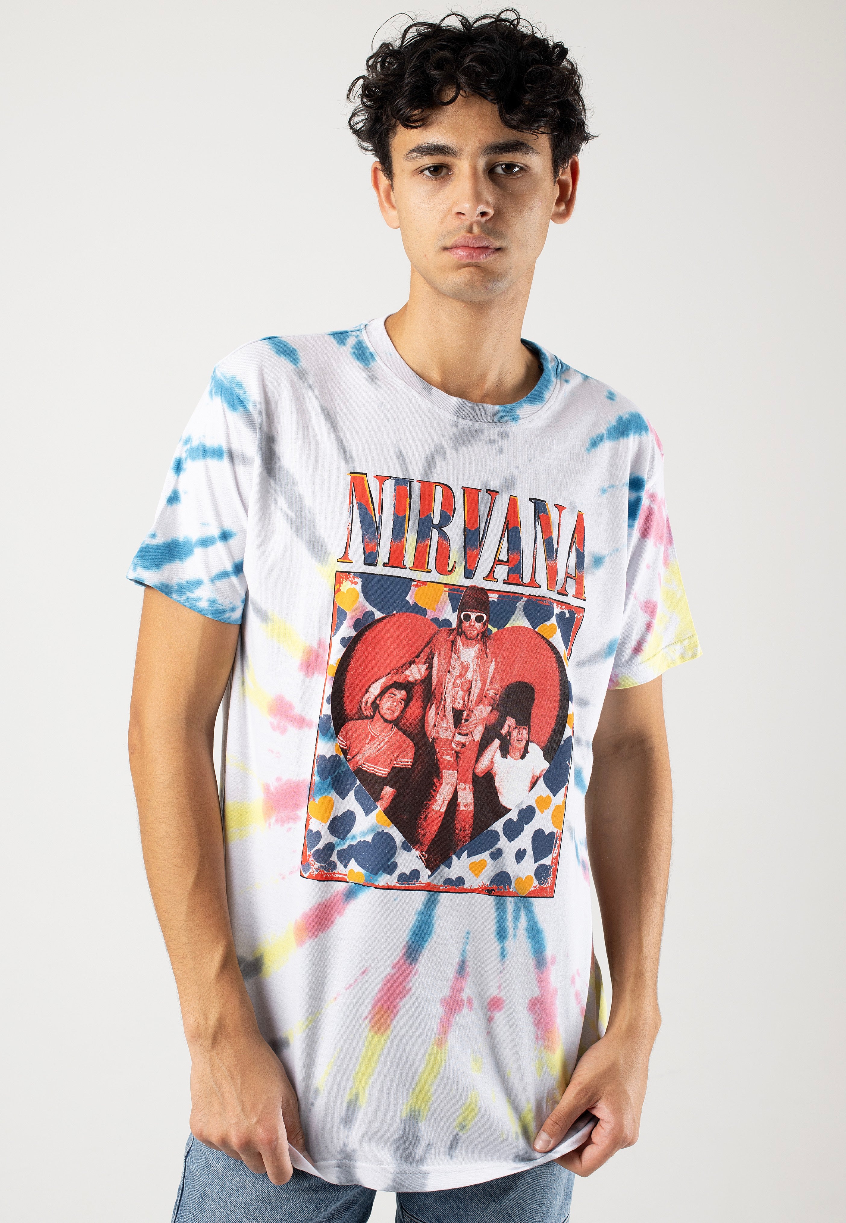 Nirvana - Heart Dye Wash - T-Shirt | Men-Image