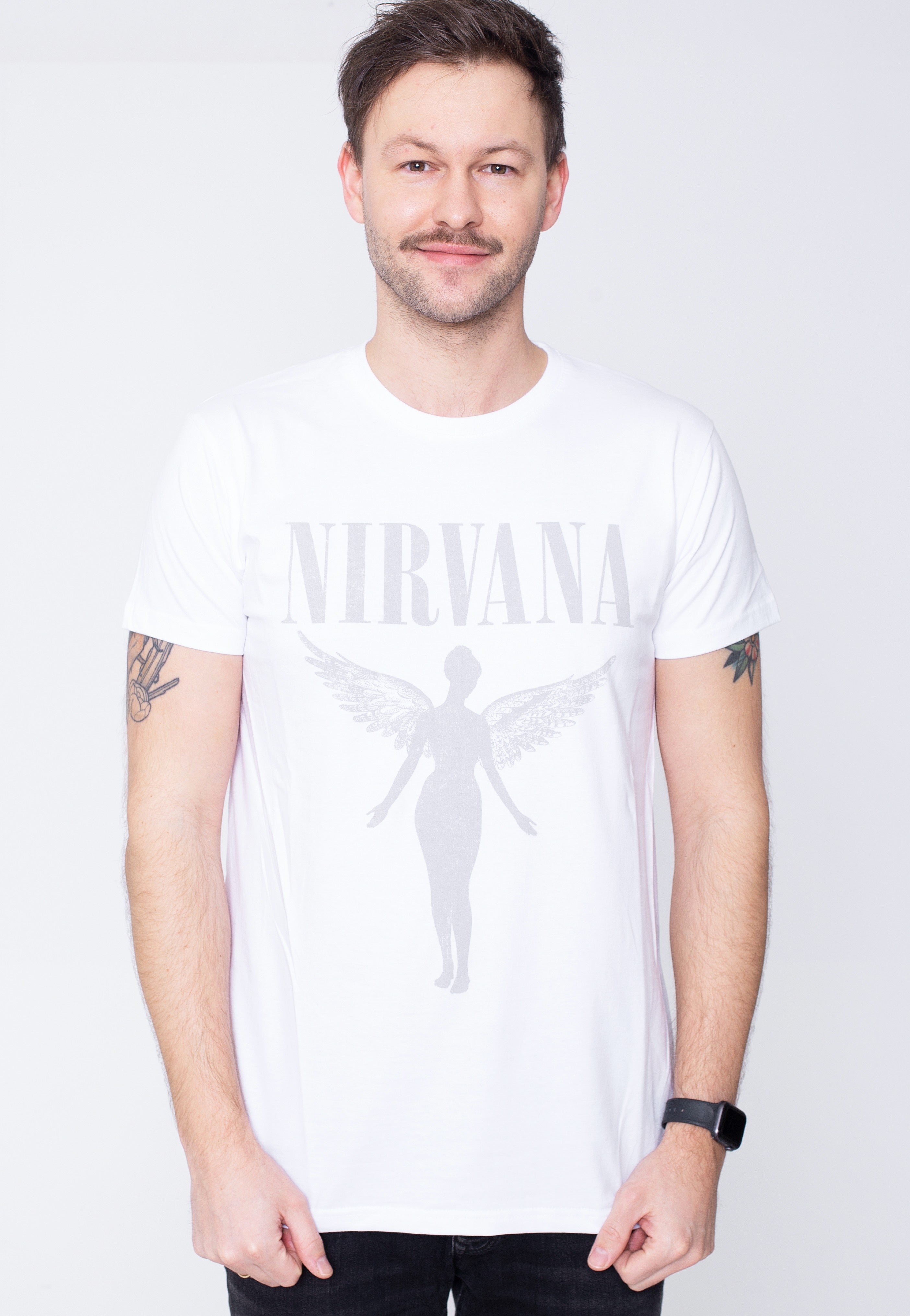 Nirvana - In Utero Tour White - T-Shirt | Men-Image