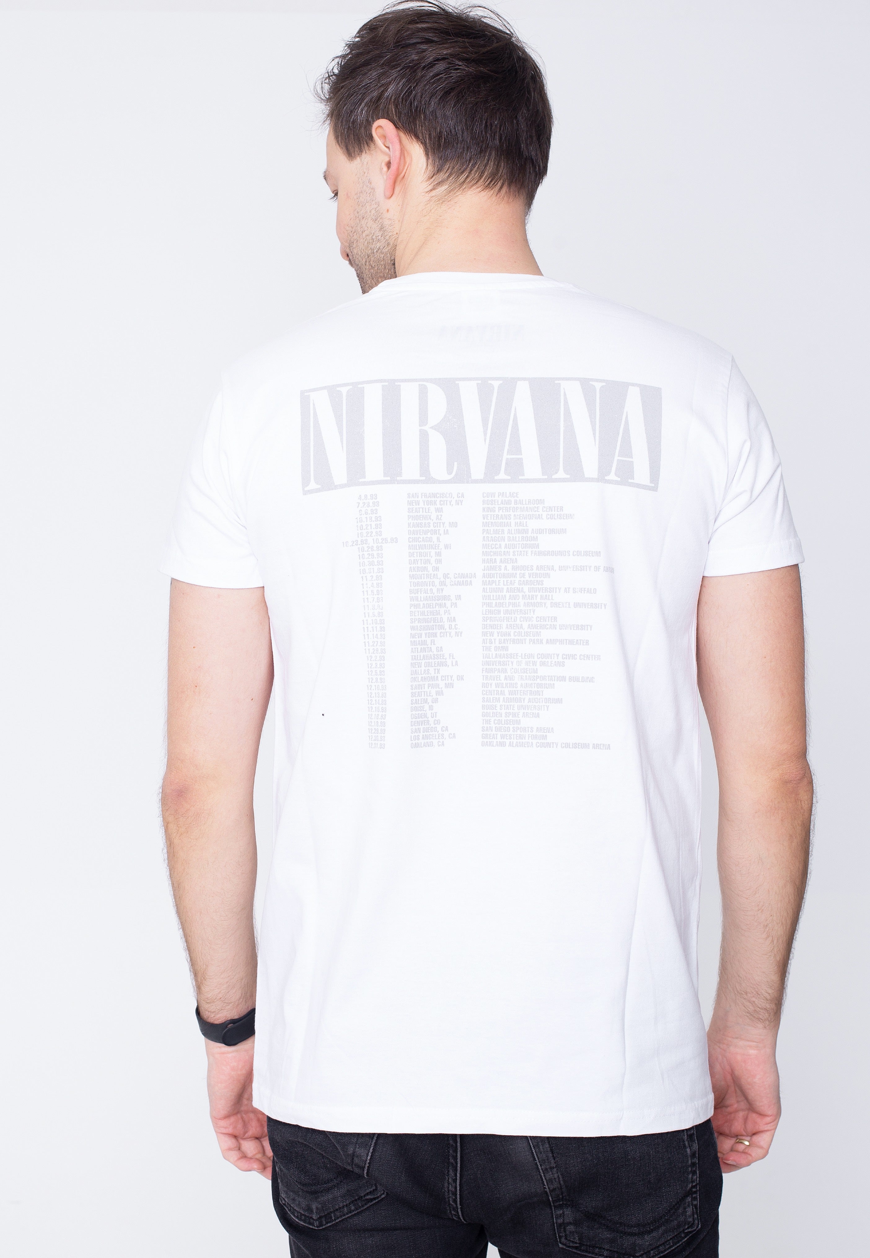 Nirvana - In Utero Tour White - T-Shirt | Men-Image