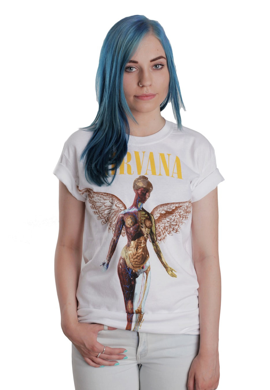 Nirvana - In Utero White - T-Shirt | Women-Image