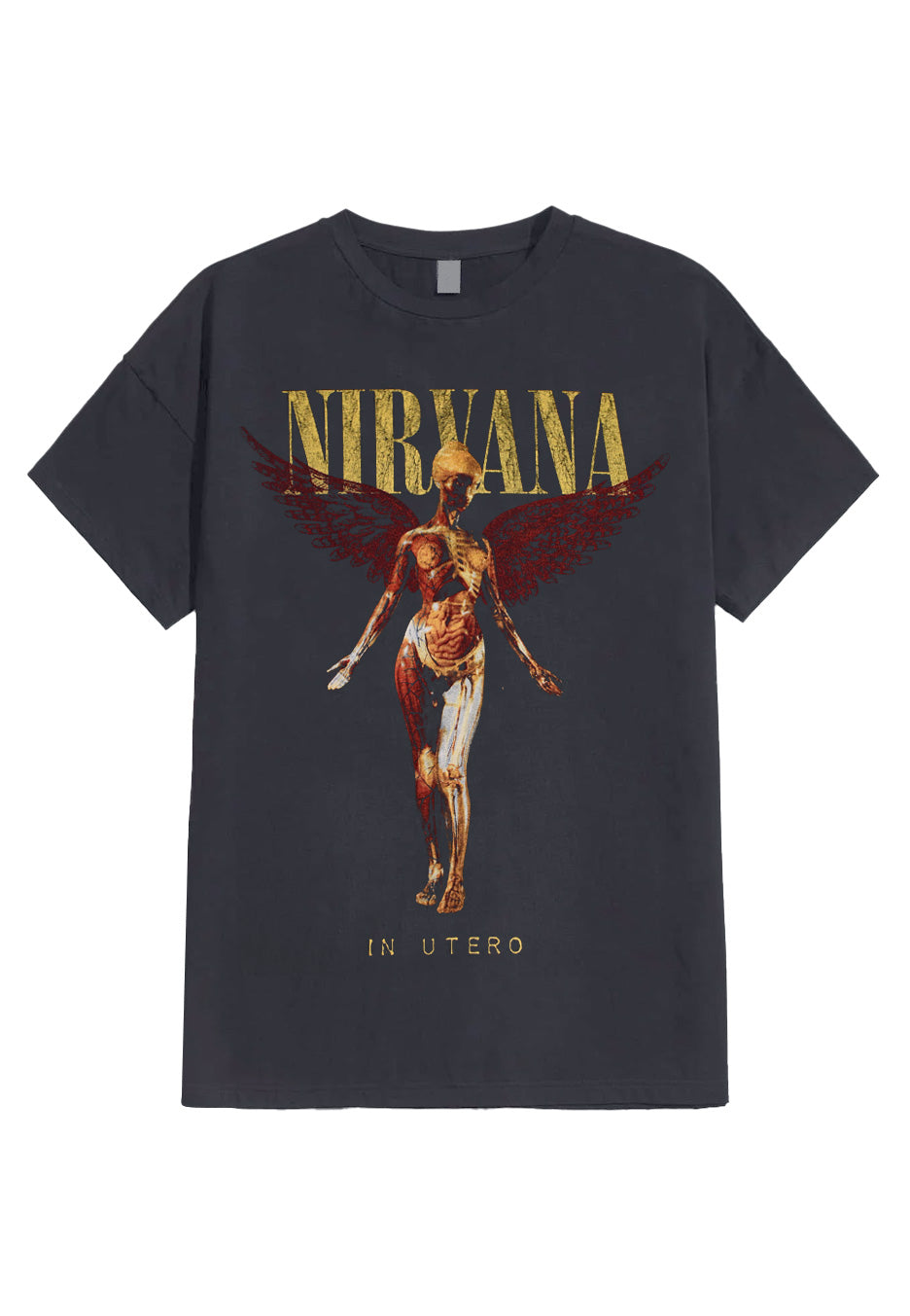 Nirvana - In Utero Charcoal - T-Shirt | Neutral-Image