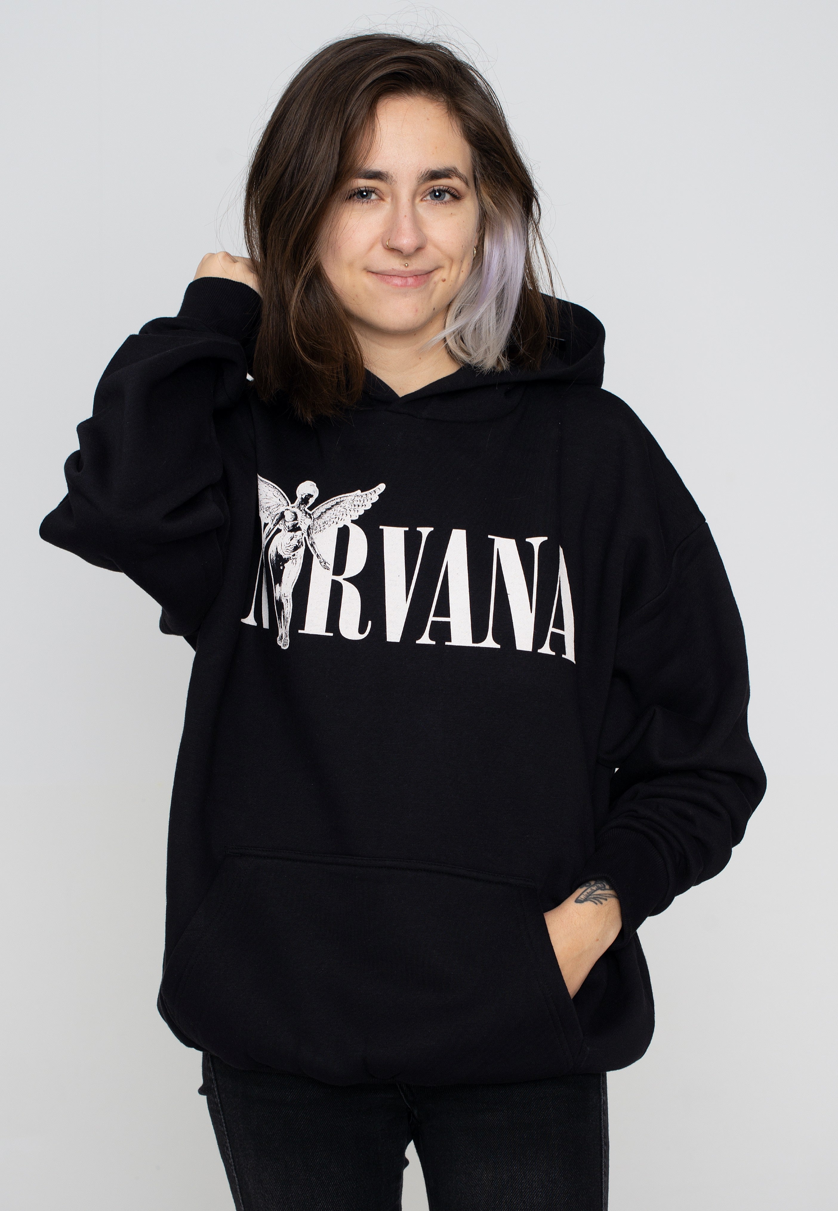 Nirvana - In Utero Title - Hoodie | Women-Image