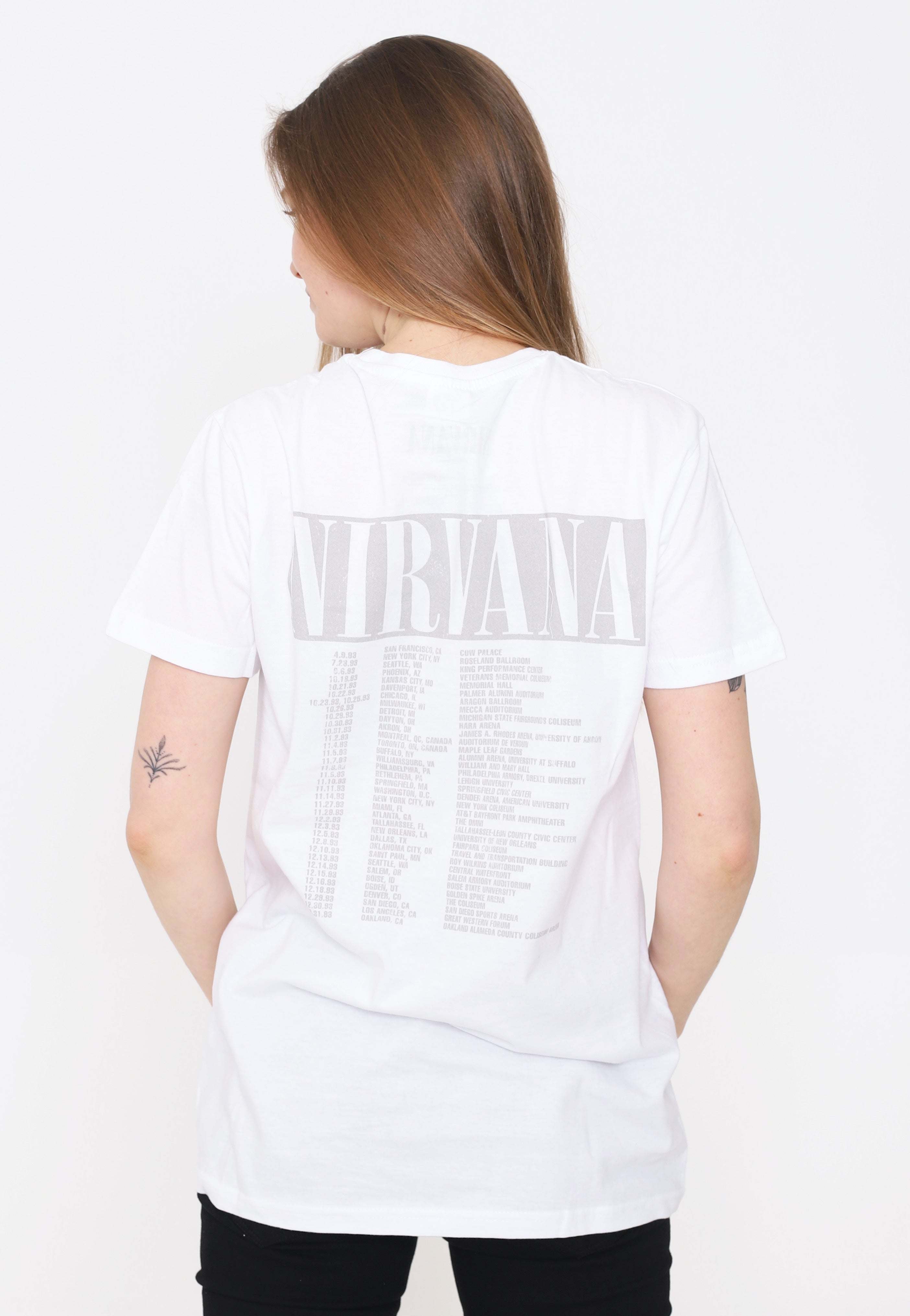 Nirvana - In Utero Tour White - T-Shirt | Women-Image