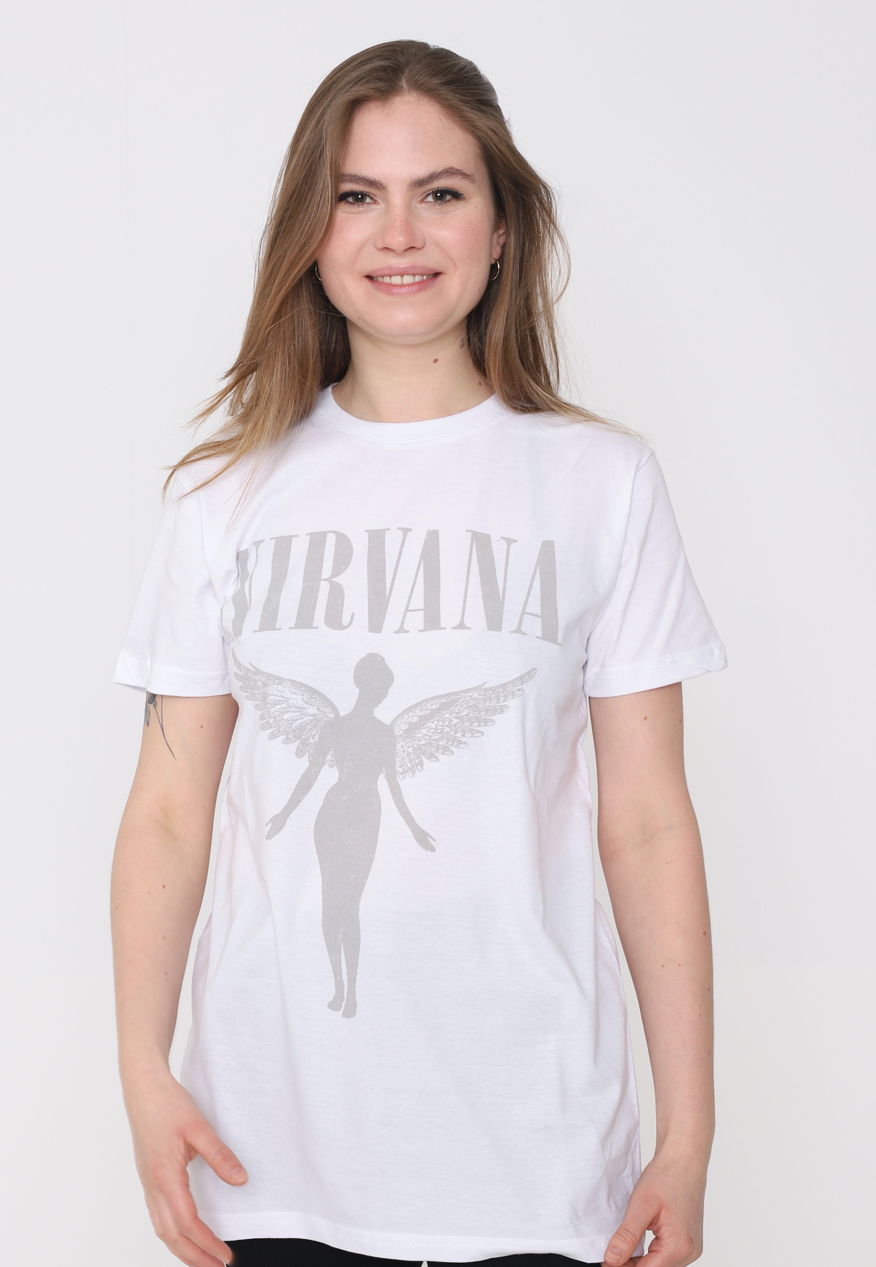 Nirvana - In Utero Tour White - T-Shirt | Women-Image