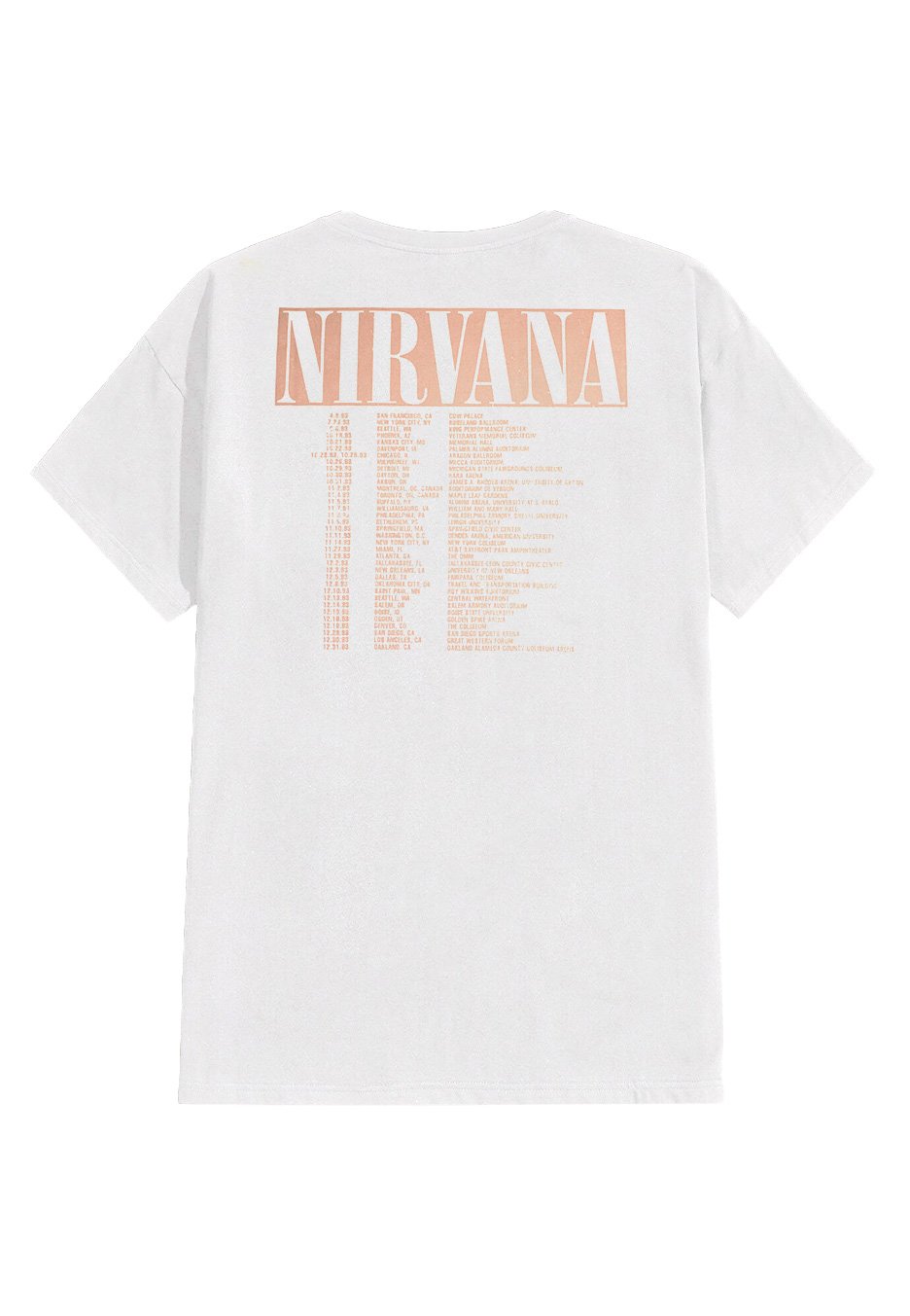 Nirvana - In Utero Tour White - T-Shirt | Neutral-Image