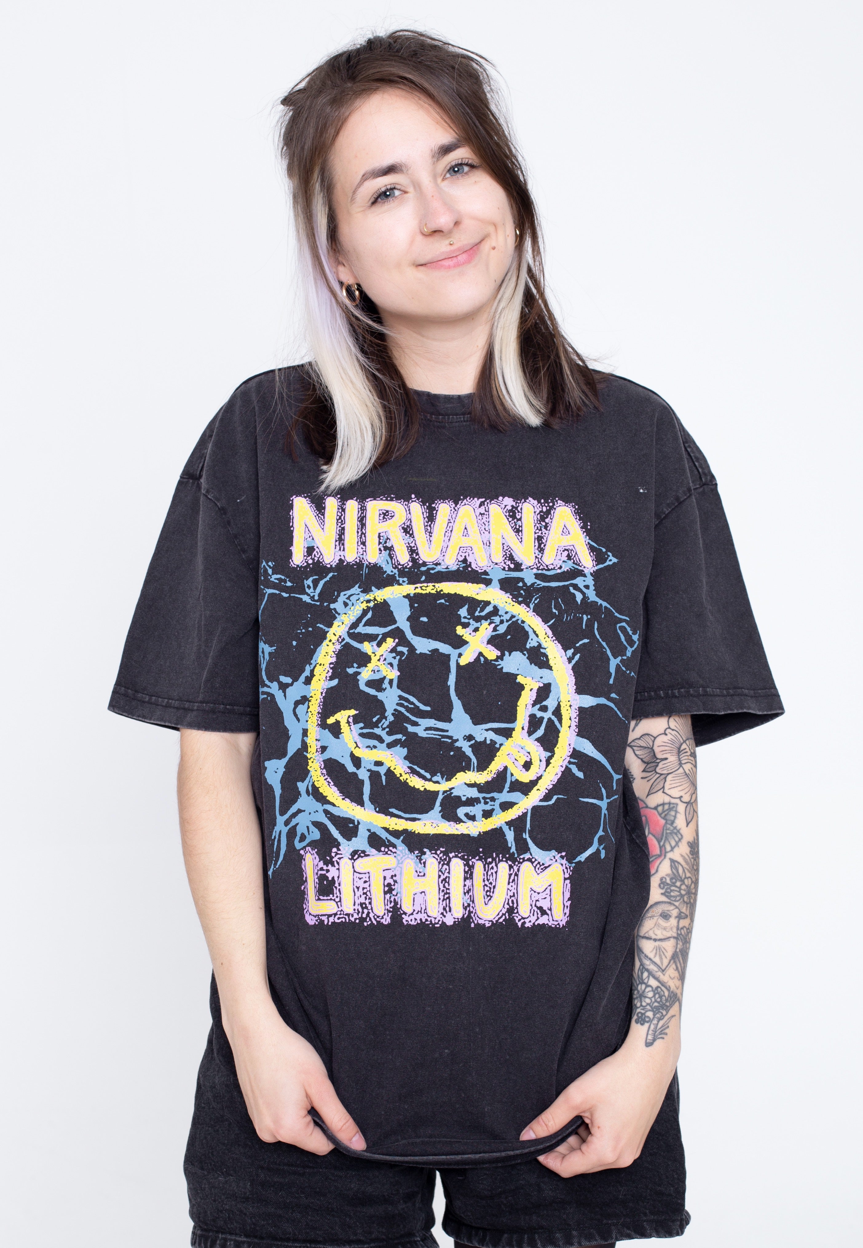 Nirvana - Lithium Oversized - T-Shirt | Women-Image