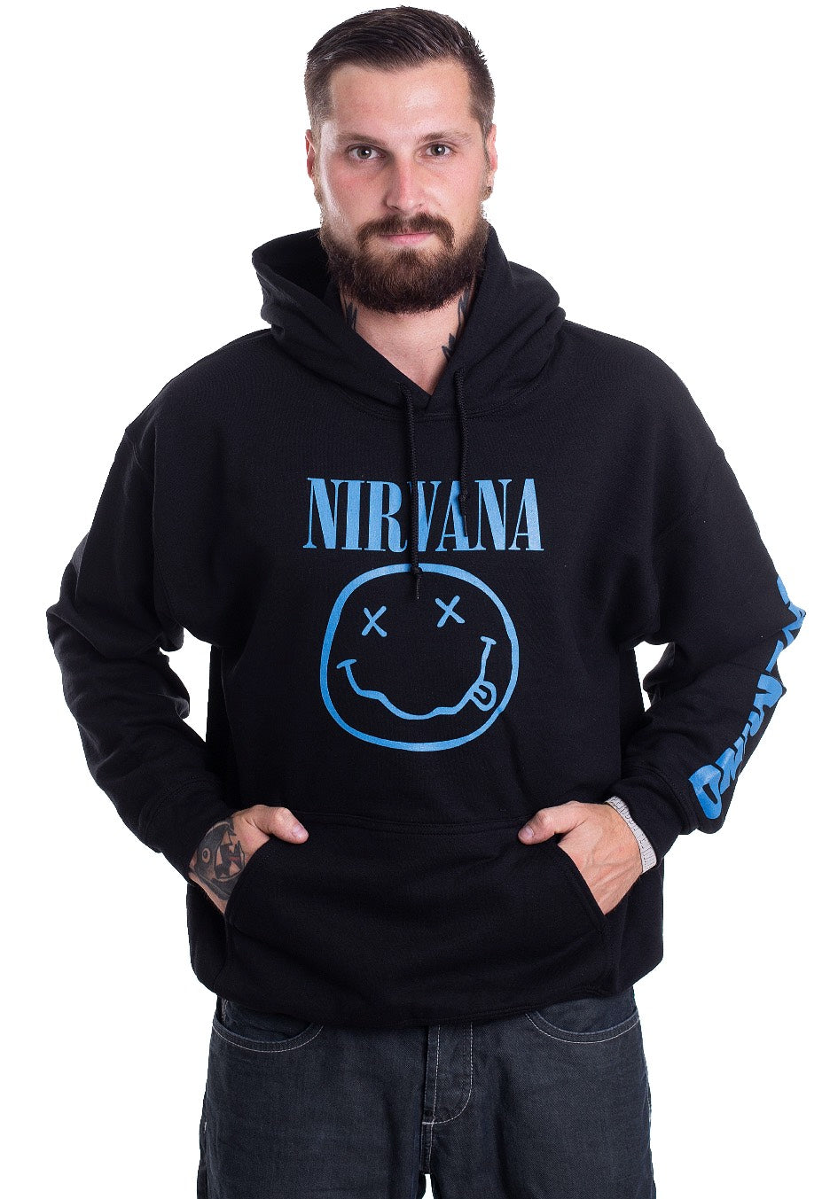 Nirvana - Nevermind Smile - Hoodie | Men-Image