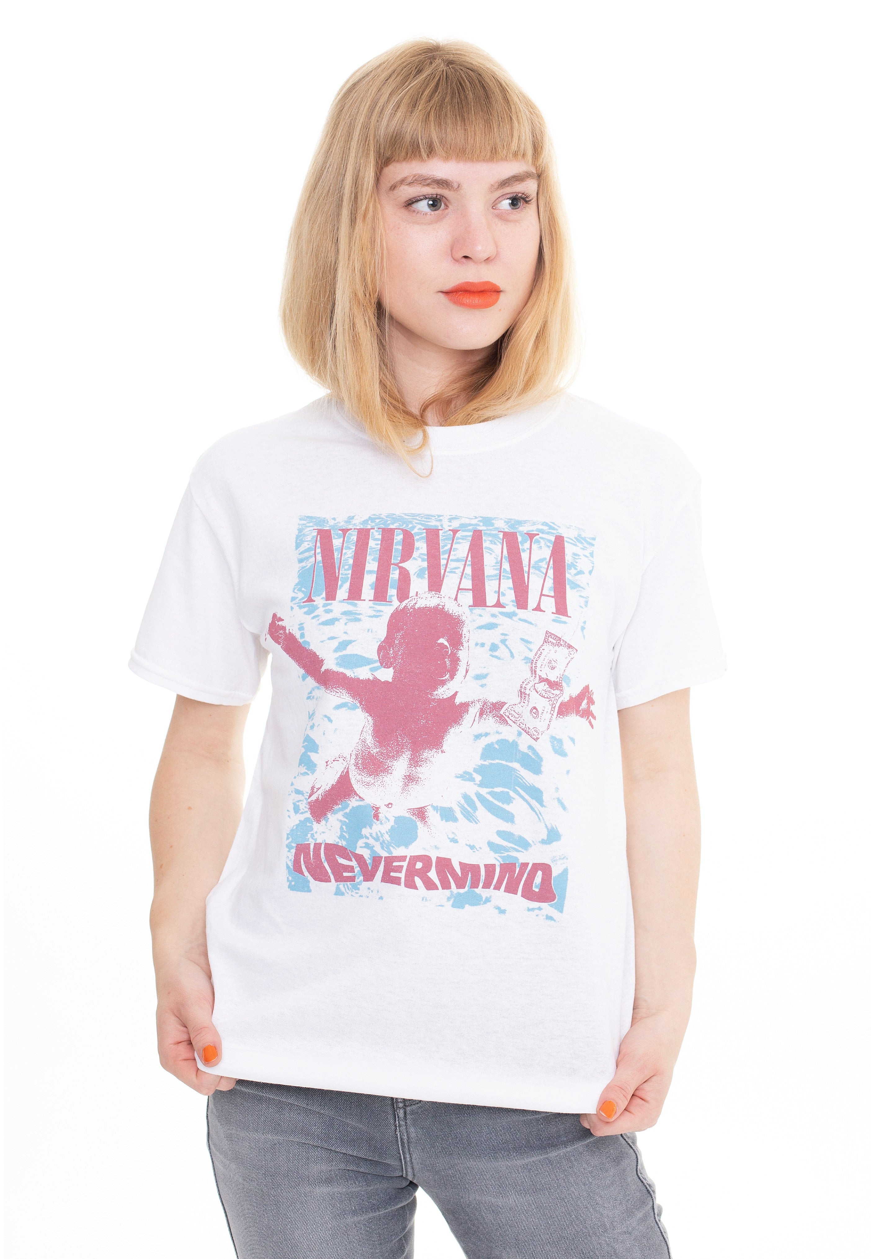 Nirvana - People Are People White - T-Shirt | Women-Image