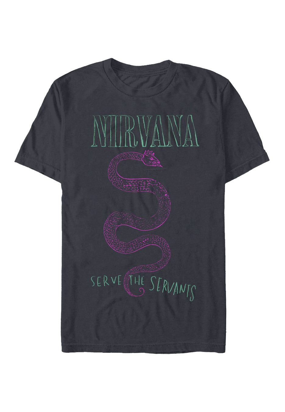 Nirvana - Serve The Serpense Charcoal - T-Shirt | Neutral-Image