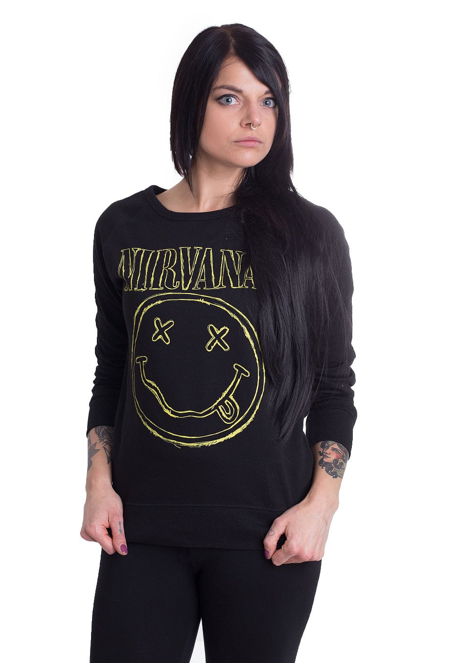 Nirvana - Happy Face - Sweater | Women-Image