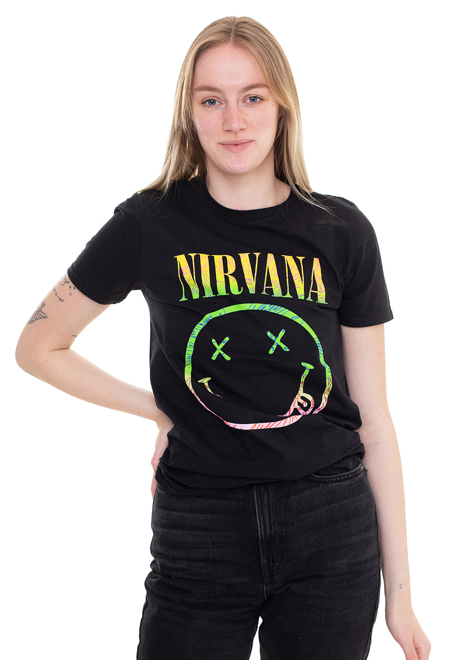 Nirvana - Sorbet Ray Smiley - T-Shirt | Women-Image