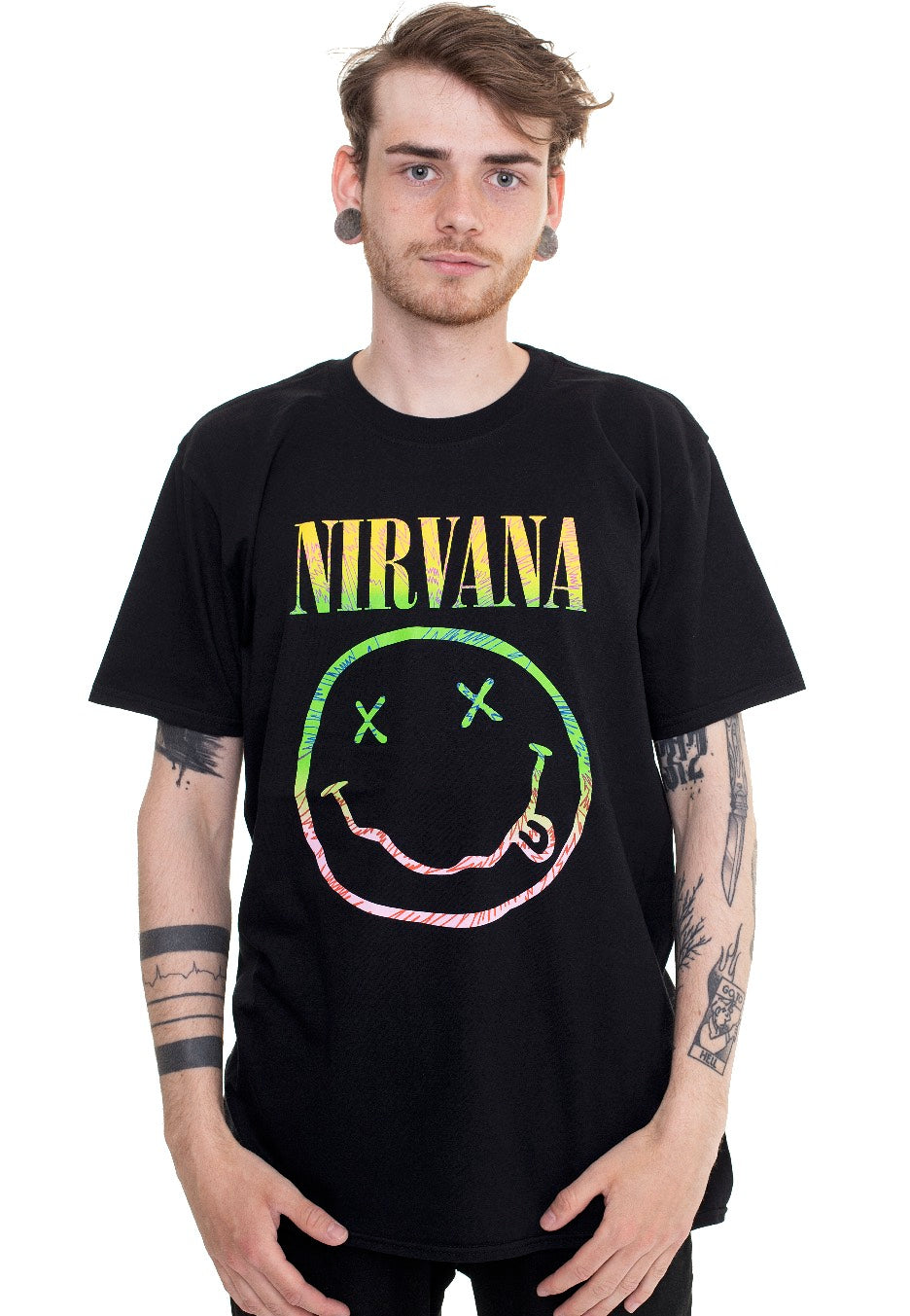 Nirvana - Sorbet Ray Smiley - T-Shirt | Men-Image