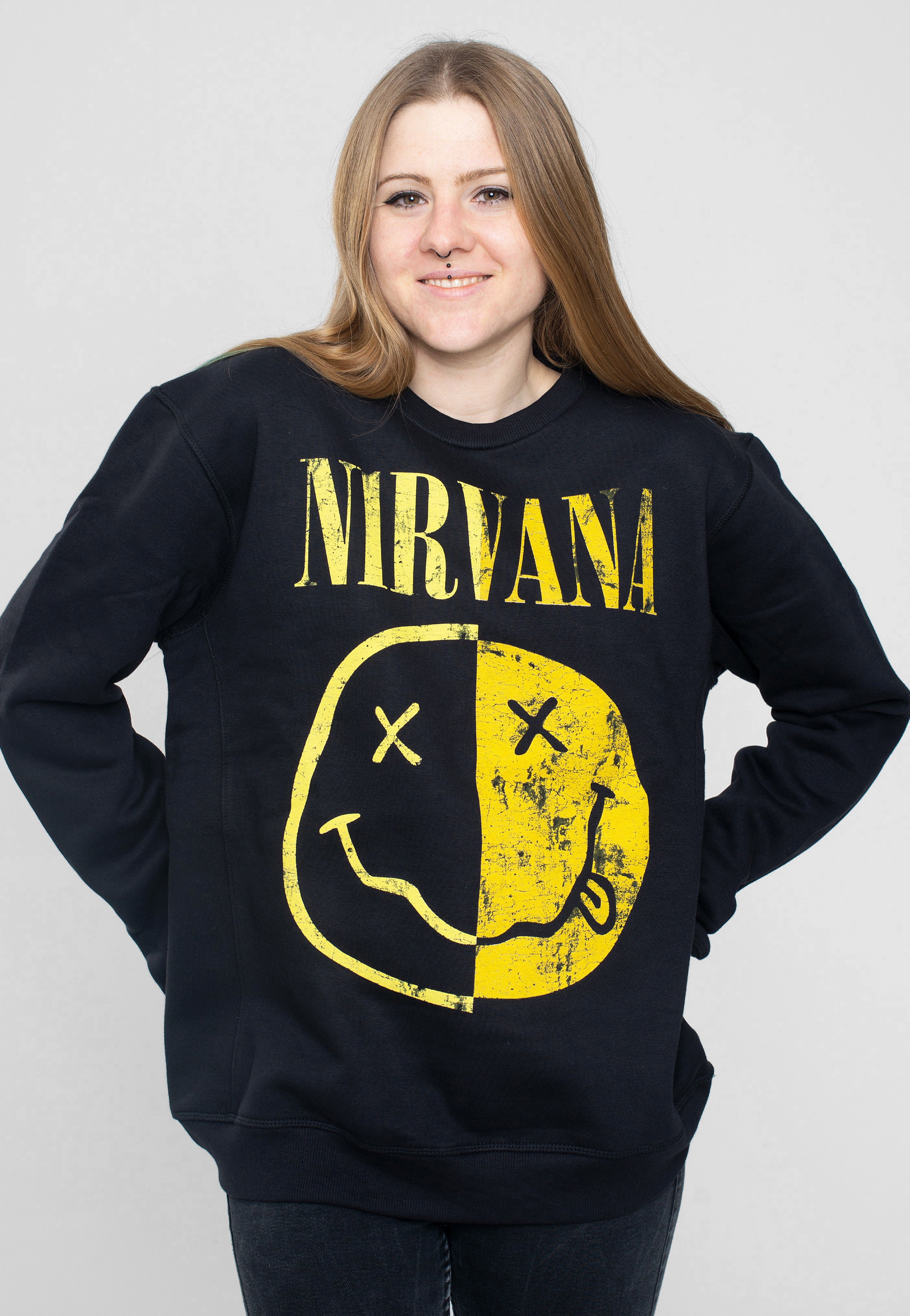 Nirvana sweatshirt best sale