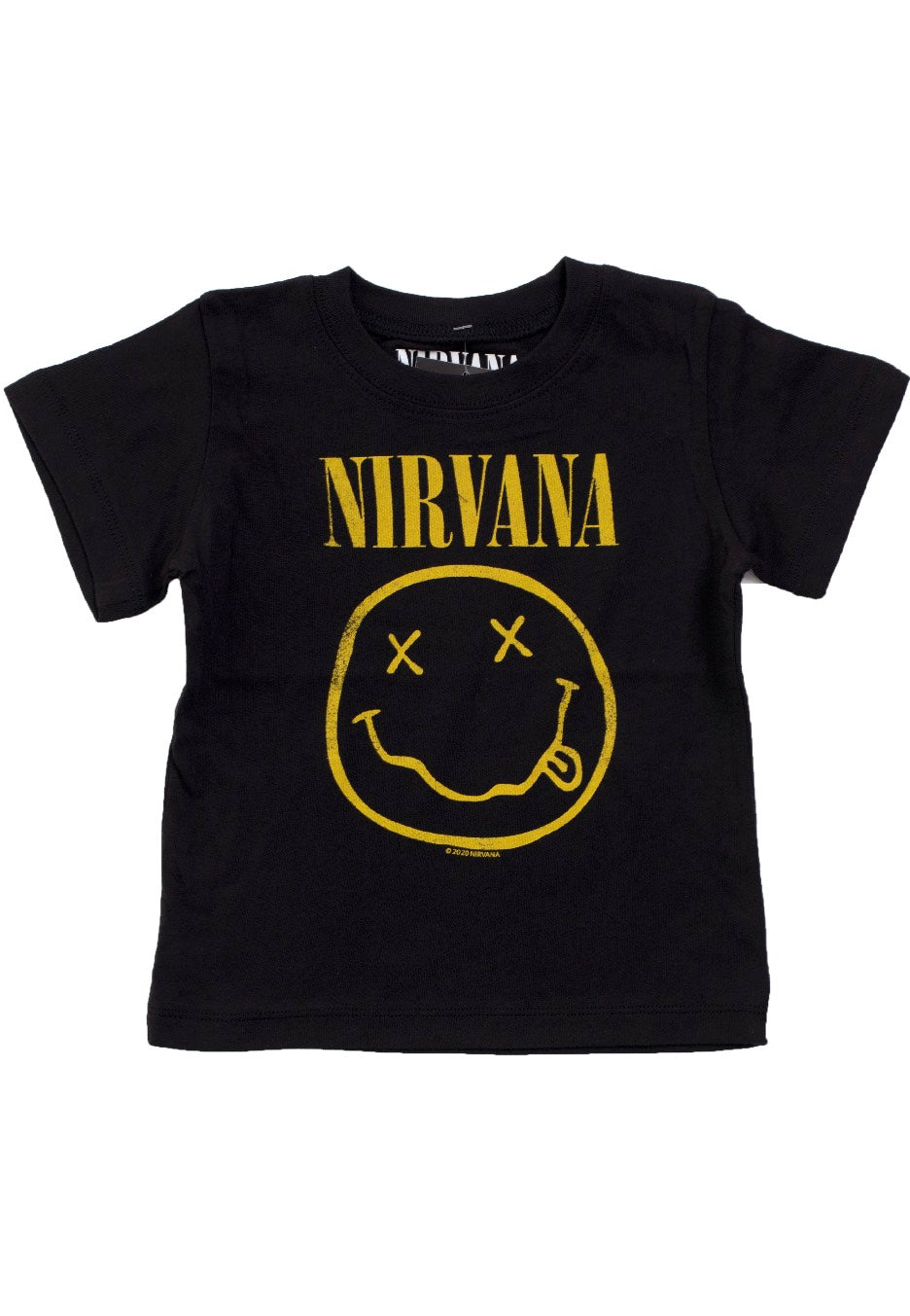 Nirvana - Yellow Happy Face Toddler - T-Shirt | Men-Image