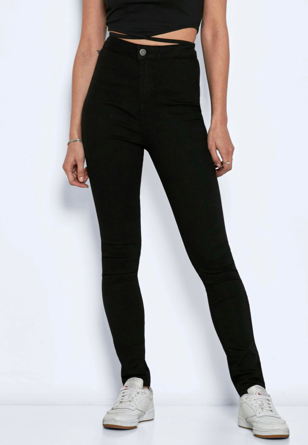 Noisy May - Callie Skinny Black Denim - Jeans | Women-Image