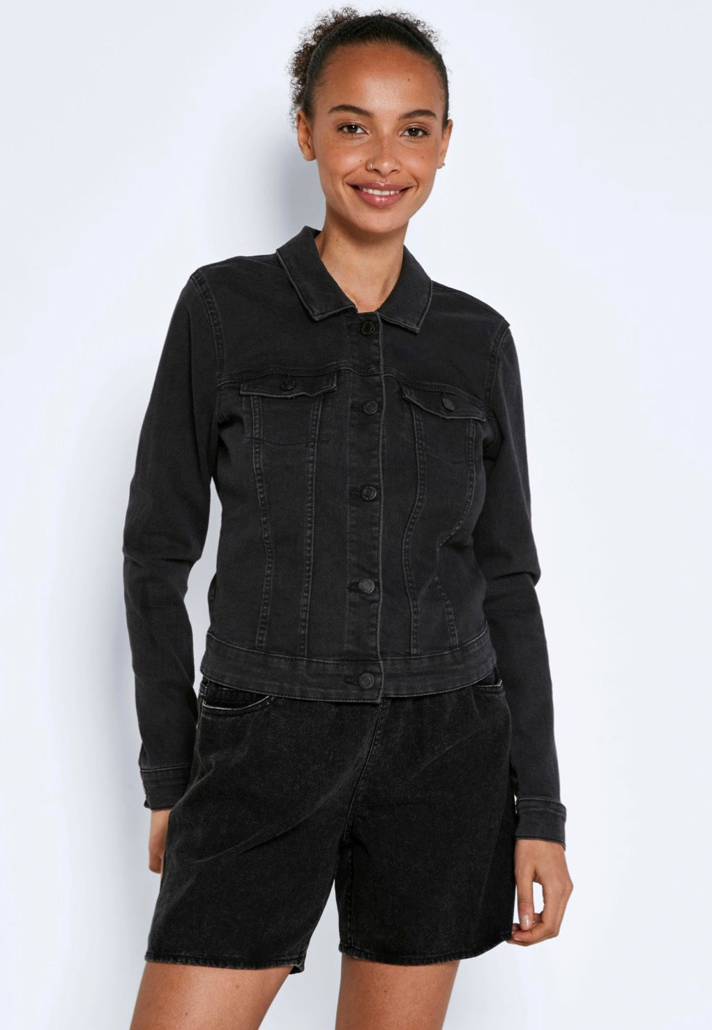 Noisy May - Debra Black - Jeans Jacket | Women-Image