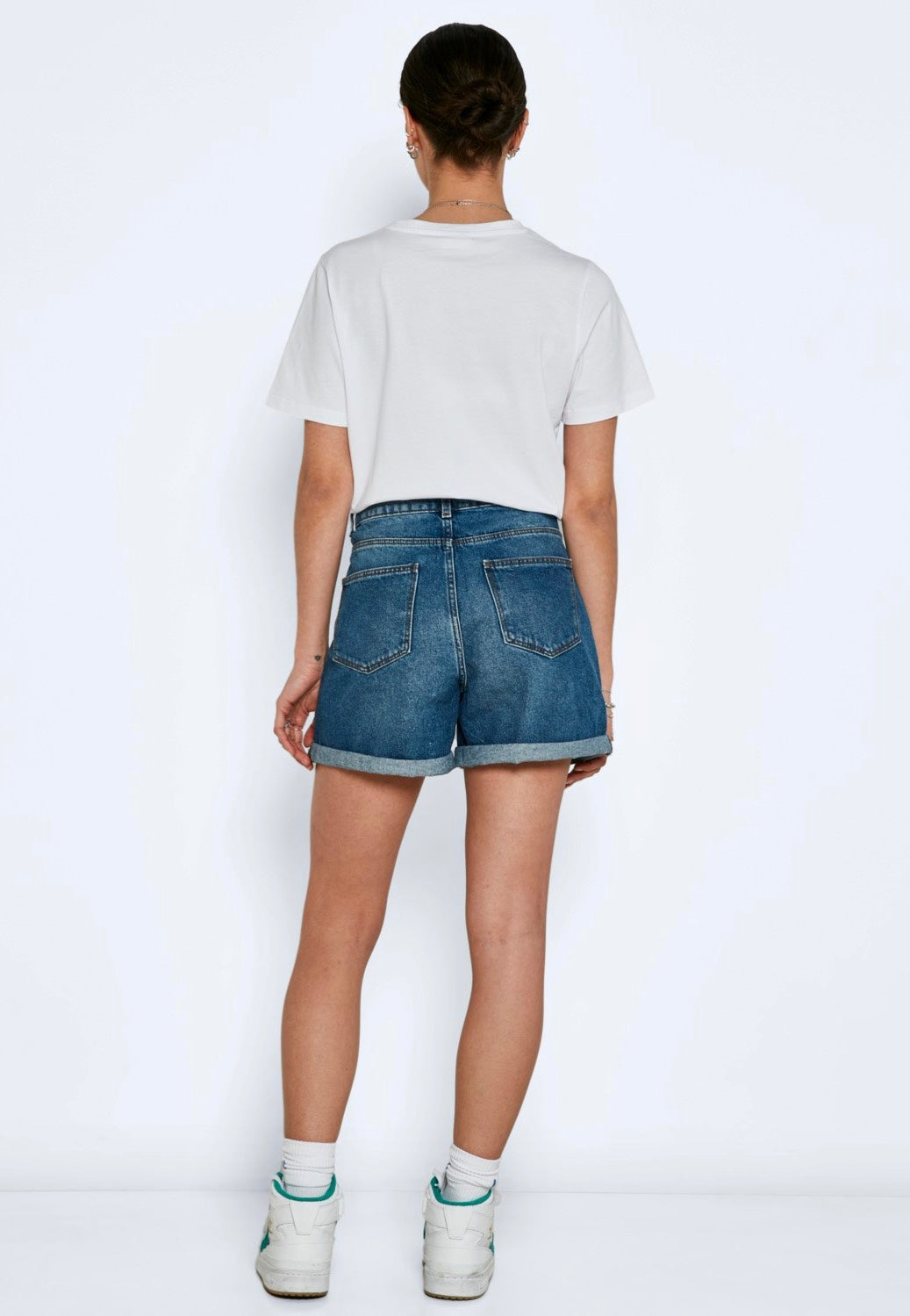 Noisy May - Smiley Medium Blue Denim - Shorts | Women-Image