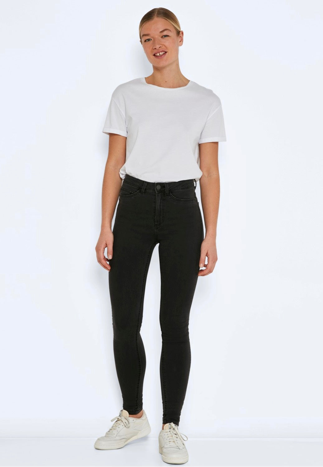 Noisy May - Callie Skinny Dark Grey Denim - Jeans | Women-Image