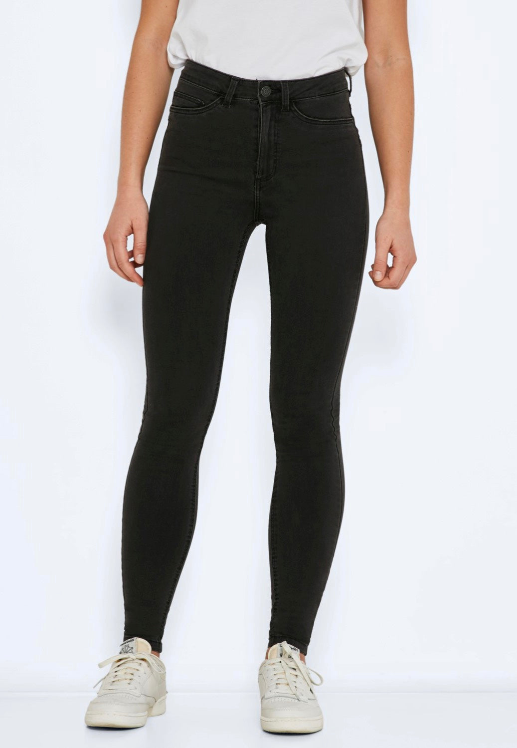 Noisy May - Callie Skinny Dark Grey Denim - Jeans | Women-Image