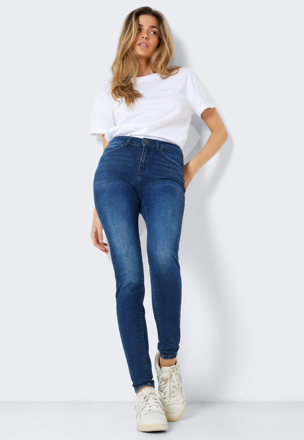 Noisy May - Lucy Skinny Dark Blue Denim - Jeans | Women-Image