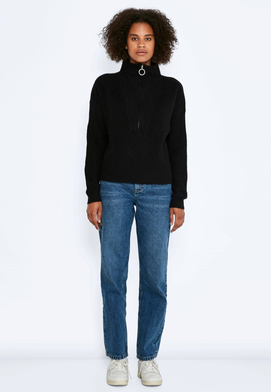 Noisy May - Newalice High Neck Black - Pullover | Women-Image