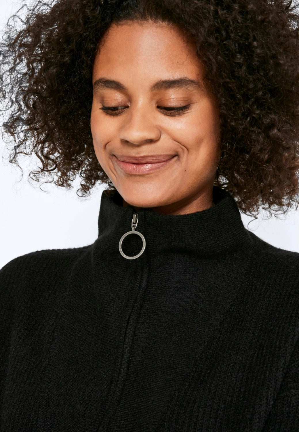 Noisy May - Newalice High Neck Black - Pullover | Women-Image