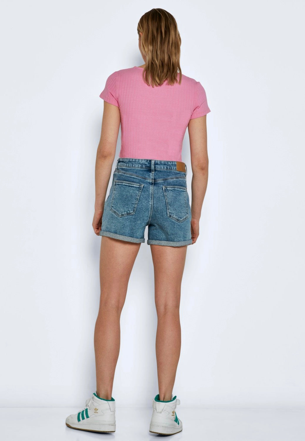 Noisy May - Be Katy Slim Light Blue Denim - Shorts | Women-Image