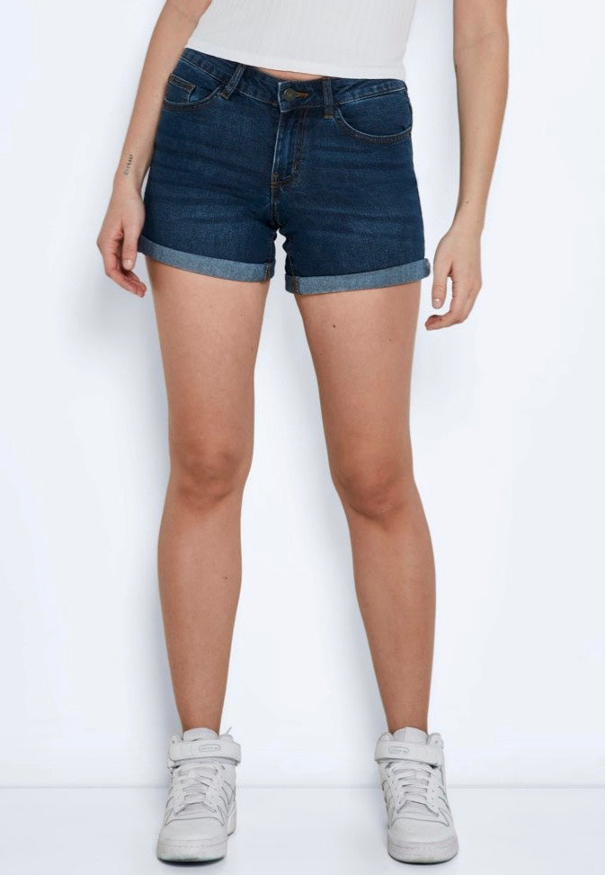 Noisy May - Be Lucy Medium Blue Denim - Shorts | Women-Image