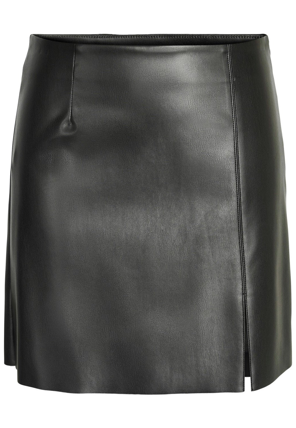 Noisy May - Clara Penny Pu Slit Black - Mini Skirt | Women-Image