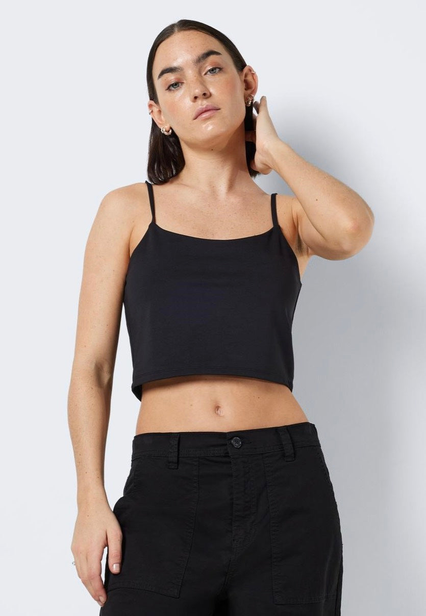 Noisy May - Teresa Cropped Black - Top | Women-Image