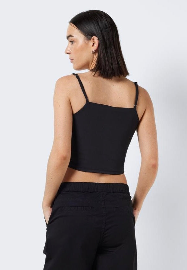 Noisy May - Teresa Cropped Black - Top | Women-Image