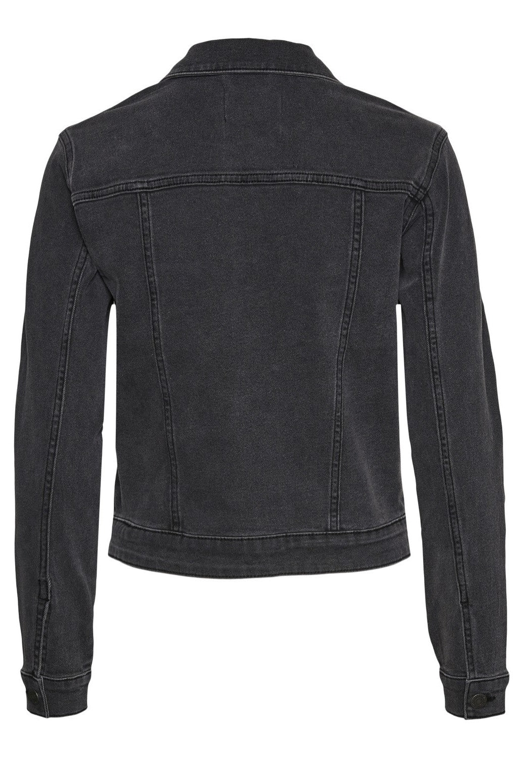 Noisy May - Debra Dark Grey Denim - Jeans Jacket | Women-Image