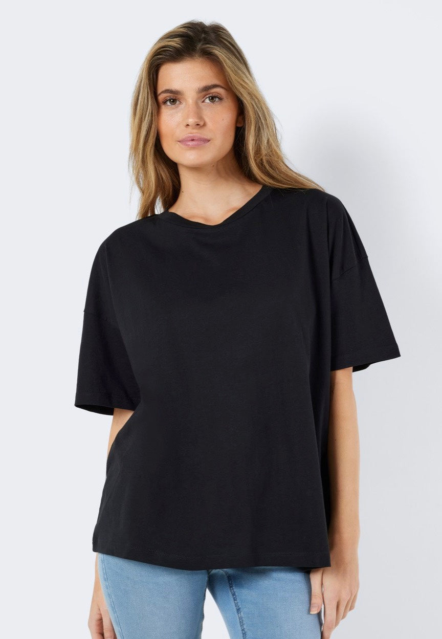 Noisy May - Ida O Neck Black - Top | Women-Image