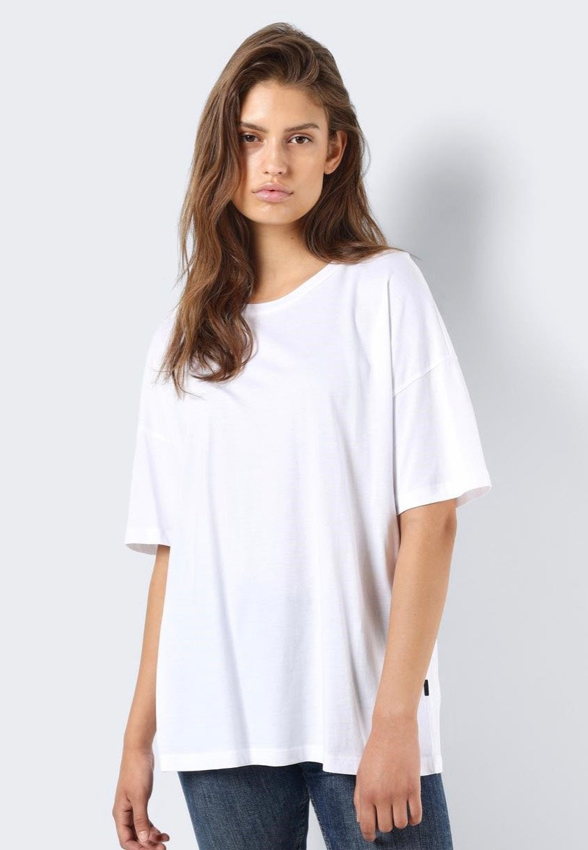 Noisy May - Ida O Neck Bright White - Top | Women-Image