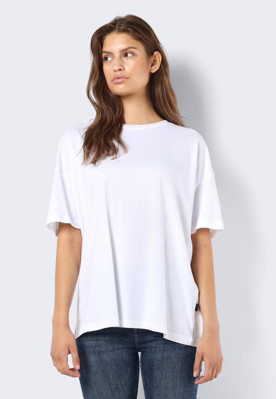 Noisy May - Ida O Neck Bright White - Top | Women-Image