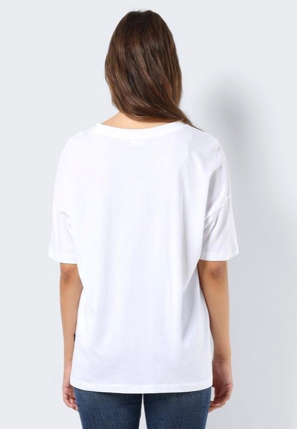 Noisy May - Ida O Neck Bright White - Top | Women-Image