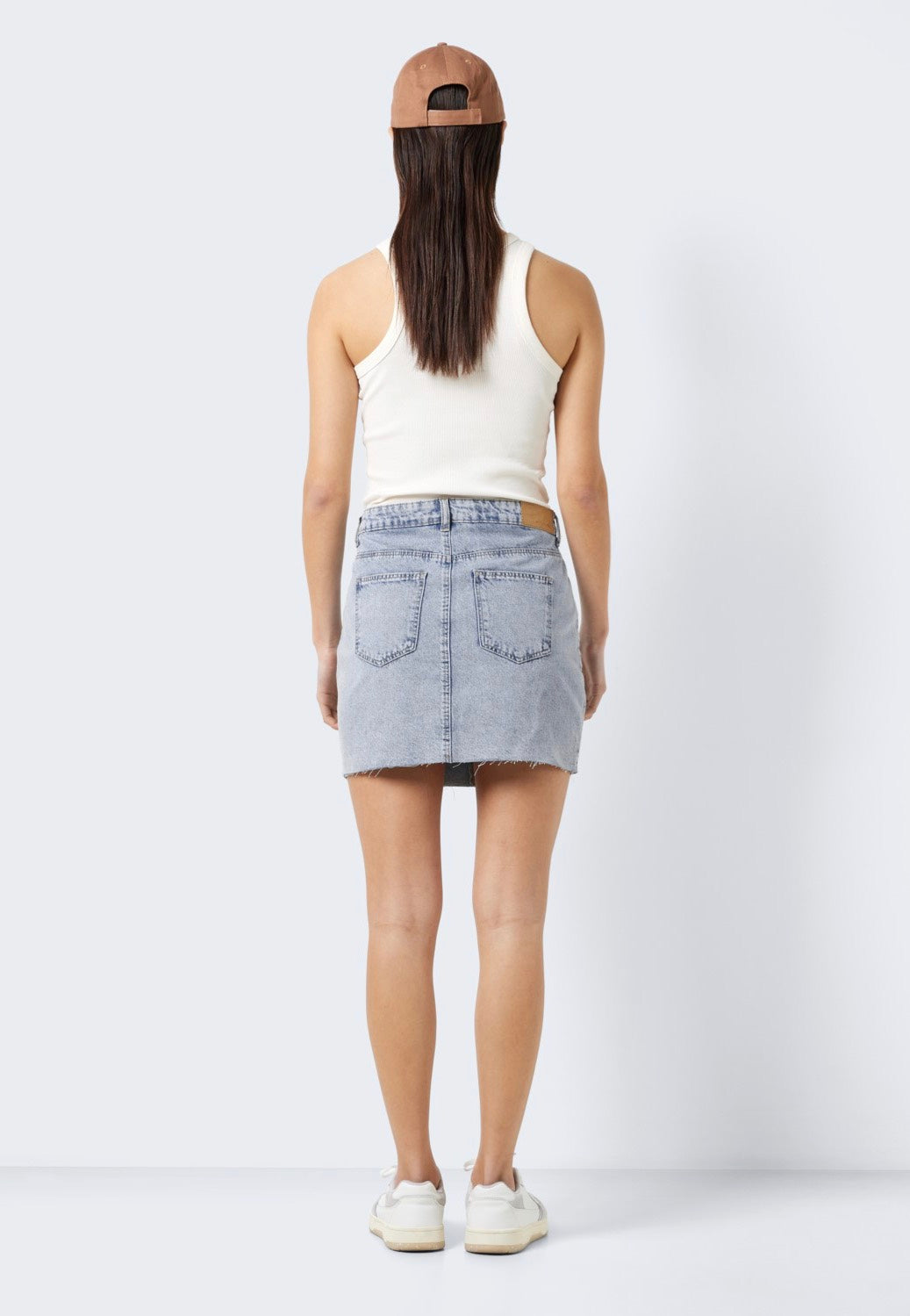 Noisy May - April Slit Light Blue Denim - Skirt | Women-Image