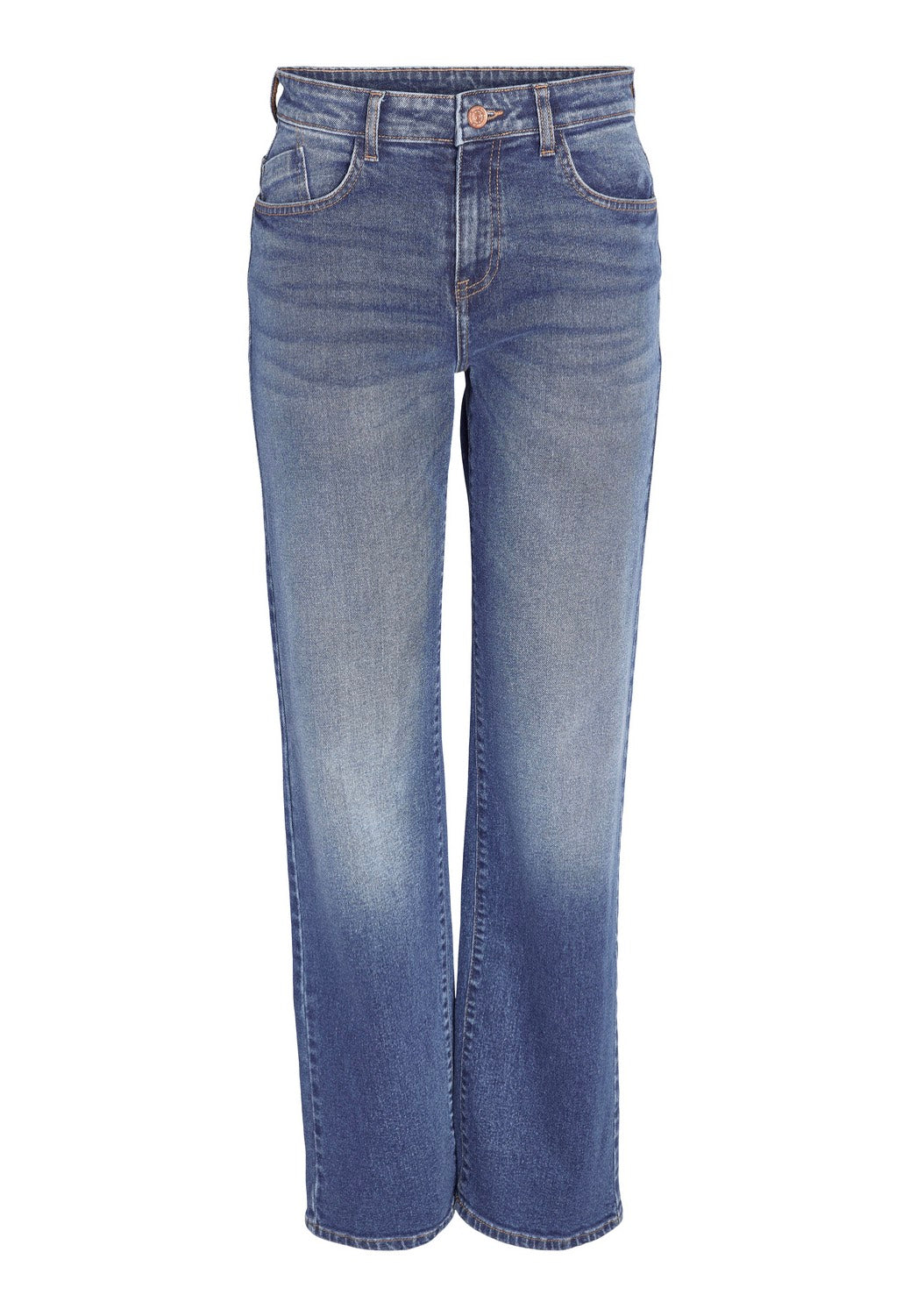 Noisy May - Yolanda Wide Medium Blue Denim - Jeans | Women-Image