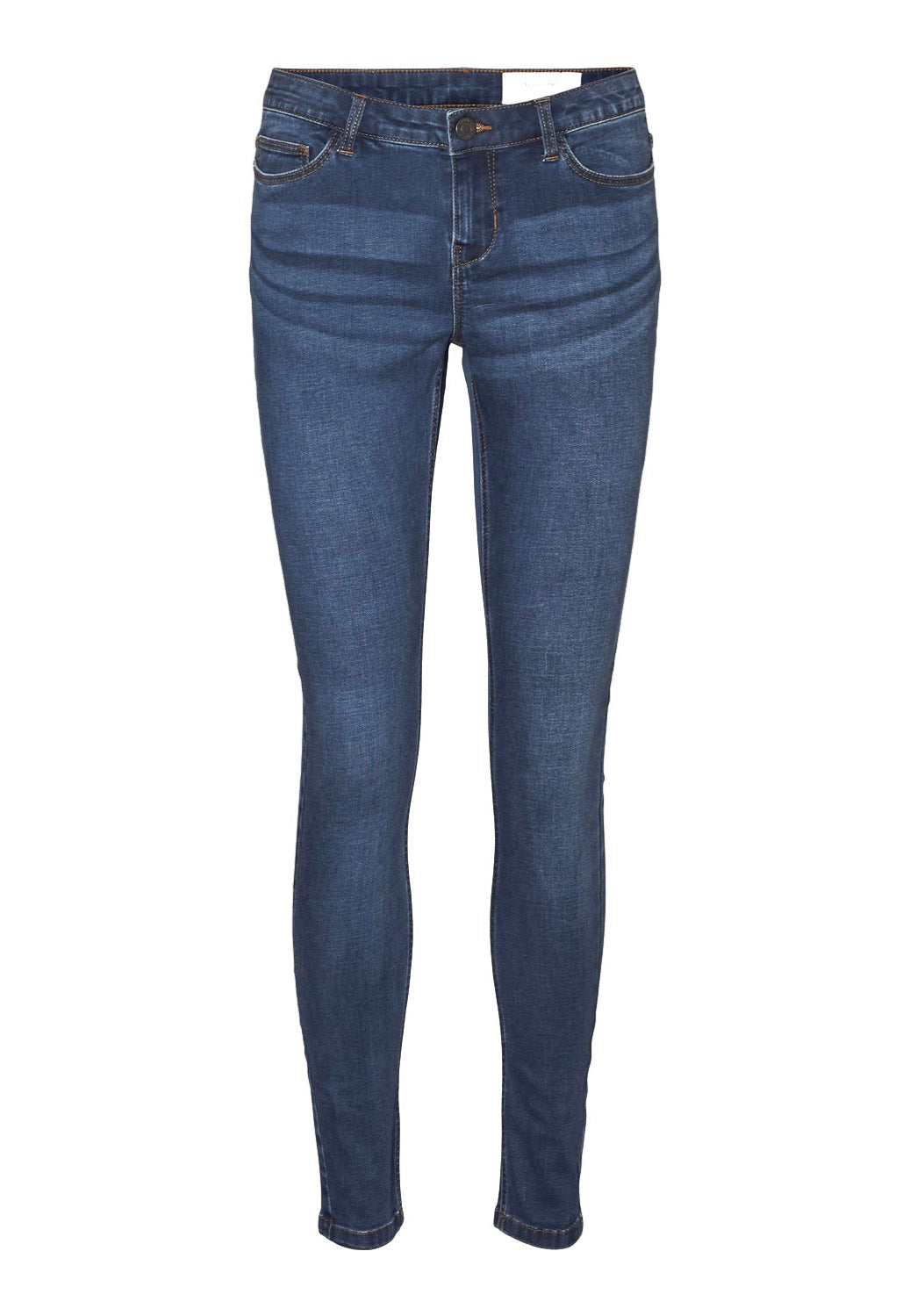 Noisy May - Allie Low Waist Skinny Medium Blue Denim - Jeans | Women-Image