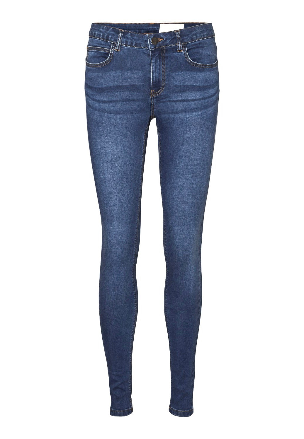 Noisy May - Billie Normal Waist Skinny Medium Blue Denim - Jeans | Women-Image